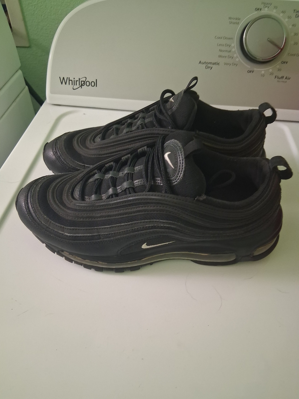 Nike Men's Air Max 97 in Black with Silver Swoosh